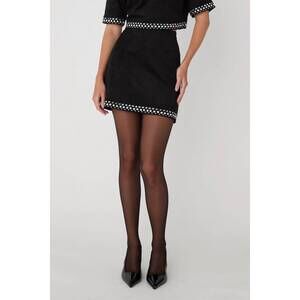 NEW JS71 zoe studded skirt in black